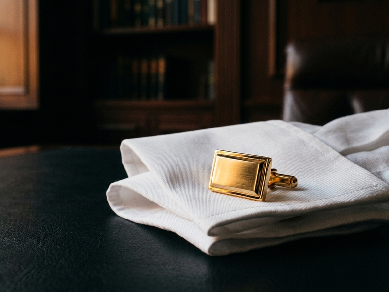 About Gold Cufflinks Men